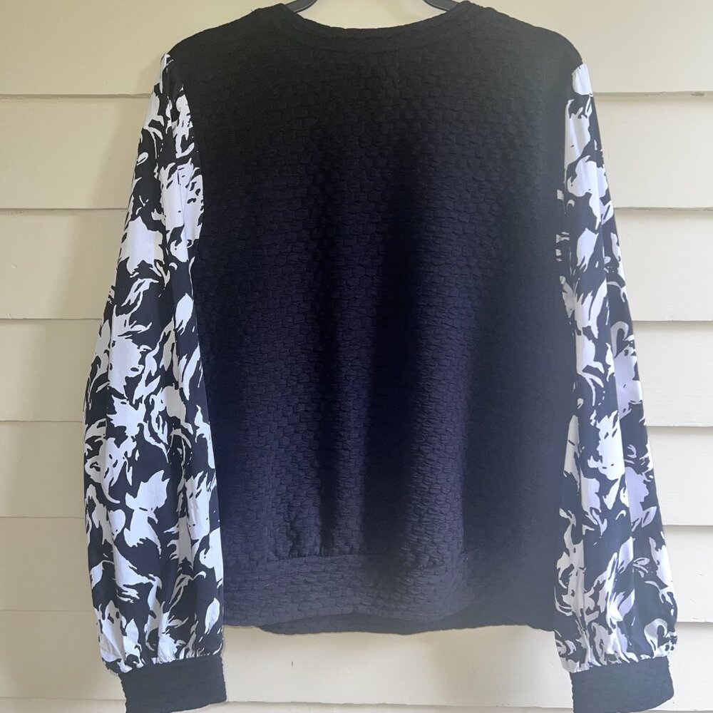 ANTHROPOLOGIE Porridge Textured Sweatshirt - Picture 7 of 9